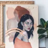 "Eastern Elegance" Original Acrylic & Oil Painting by Slaveika Aladjova