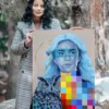 "Symphony of Shades" Original Acrylic & Oil Painting by Slaveika Aladjova "Symphony of Shades" Original Acrylic & Oil Painting by Slaveika Aladjova