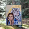 "Ultramarine Enchantment" Original Acrylic & Oil Painting by Slaveika Aladjova