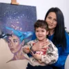 "The Whisper of the Whale" Original Acrylic & Oil Painting by Slaveika Aladjova "The Whisper of the Whale" Original Acrylic & Oil Painting by Slaveika Aladjova