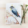 "Spotted pardalote" Original Watercolor Painting