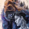 "Strong Nature" Original Acrylic & Oil Painting