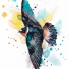 "Cliff Swallow" Original Watercolor Painting, bird "Cliff Swallow" Original Watercolor Painting, bird