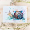 "Snail" Original Watercolor Painting "Snail" Original Watercolor Painting