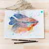 "Pearl gourami" Original Watercolor Painting