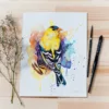 "American Goldfinch" Original Watercolor Painting "American Goldfinch" Original Watercolor Painting