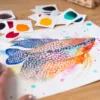 "Pearl gourami" Original Watercolor Painting