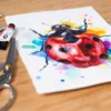"Ladybug" Original Watercolor Painting "Ladybug" Original Watercolor Painting