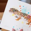 "Leopard gecko" Original Watercolor Painting