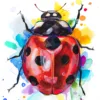 "Ladybug" Original Watercolor Painting "Ladybug" Original Watercolor Painting