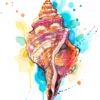 "Seashell" Original Watercolor Painting "Seashell" Original Watercolor Painting