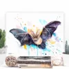 Townsend's big-eared bat in flight, watercolor painting, limited edition art print by Slaveika Aladjova, view 2
