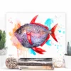 Opah watercolor painting, limited edition art print by Slaveika Aladjova, view 3