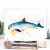Vaquita watercolor painting, limited edition art print by Slaveika Aladjova, view 3