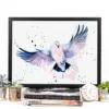 Dove watercolor painting, limited edition art print by Slaveika Aladjova