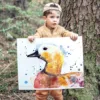 Ruddy shelduck watercolor painting, limited edition art print by Slaveika Aladjova, view 2