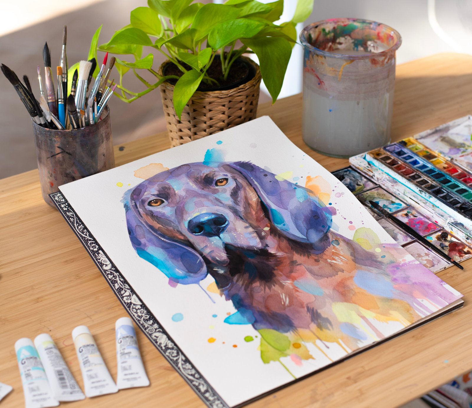 Original paintings 2 Original watercolor paintings of animals and birds by Slaveika Aladjova