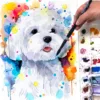 Dog Custom Hand painted Pet portrait Dog Custom Hand painted Pet portrait