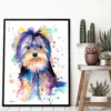 Yorkshire Terrier watercolor painting, limited edition art print by Slaveika Aladjova, view 3