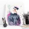 Bearded vulture watercolor painting, limited edition art print by Slaveika Aladjova, view 3