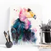California condor watercolor painting, limited edition art print by Slaveika Aladjova