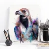 Cinereous vulture, Eurasian black vulture, watercolor painting, limited edition art print by Slaveika Aladjova, view 2