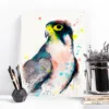 Lanner falcon watercolor painting, limited edition art print by Slaveika Aladjova, view 4