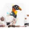 King vulture watercolor painting, limited edition art print by Slaveika Aladjova, view 4