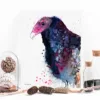 Turkey vulture watercolor painting, limited edition art print by Slaveika Aladjova, view 2
