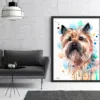 Cairn Terrier watercolor painting, limited edition art print by Slaveika Aladjova, view 4