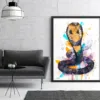 King cobra watercolor painting, limited edition art print by Slaveika Aladjova, view 2