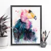 California condor watercolor painting, limited edition art print by Slaveika Aladjova, view 4