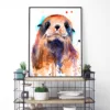 Fur seal watercolor painting, limited edition art print by Slaveika Aladjova