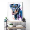 Jagdterrier watercolor painting, limited edition art print by Slaveika Aladjova
