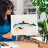 Vaquita watercolor painting, limited edition art print by Slaveika Aladjova