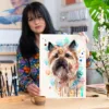 Cairn Terrier watercolor painting, limited edition art print by Slaveika Aladjova, view 3