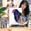 Turkey vulture watercolor painting, limited edition art print by Slaveika Aladjova