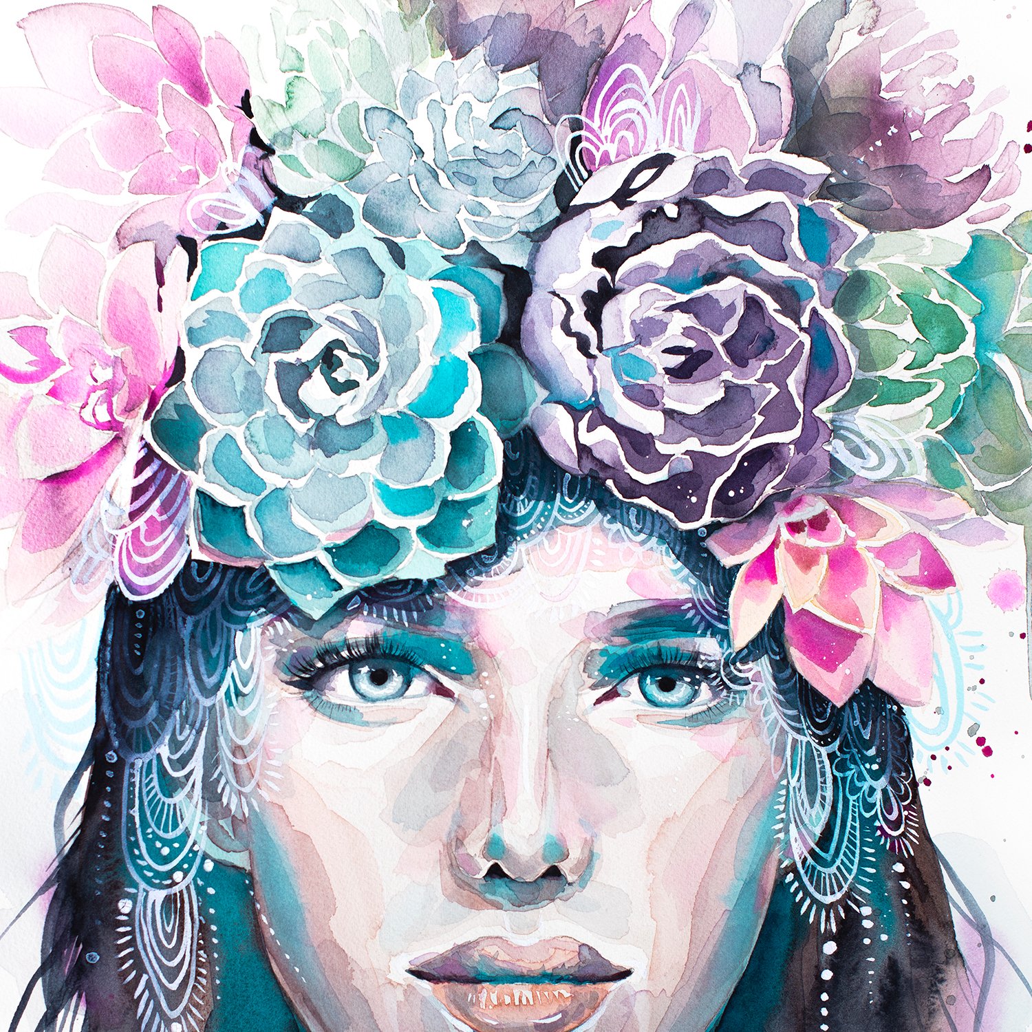 Limited edition fashion watercolor art prints by Slaveika Aladjova