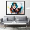 Common marmoset watercolor painting, limited edition art print by Slaveika Aladjova, view 2
