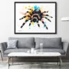 Tarantula watercolor painting, limited edition art print by Slaveika Aladjova, view 2