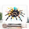 Tarantula watercolor painting, limited edition art print by Slaveika Aladjova, view 3