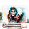 Common marmoset watercolor painting, limited edition art print by Slaveika Aladjova, view 3