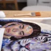 Ultramarine Enchantment - Hand Embellished Limited Edition Print