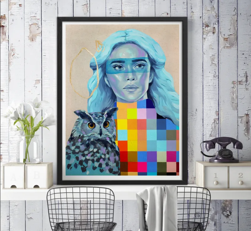 Symphony of Shades - Hand Embellished Limited Edition Print by Slaveika Aladjova