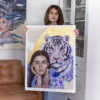 Ultramarine Enchantment - Hand Embellished Limited Edition Print by Slaveika Aladjova