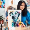 Dalmatian watercolor painting, limited edition art print by Slaveika Aladjova