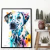 Dalmatian watercolor painting, limited edition art print by Slaveika Aladjova, view 3