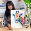 _DSC8551 "Giraffe" Original Watercolor Painting