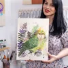 Kakapo, Owl parrot, bird Kakapo, Owl parrot, bird