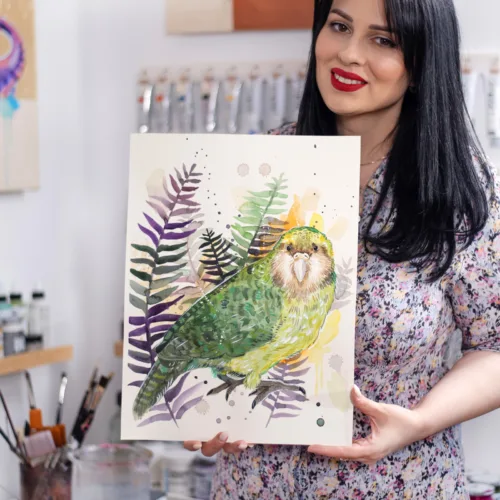 Kakapo, Owl parrot, bird